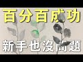 百分百成功水彩樹葉，新手也沒有問題【屯門畫室】watercolor leave for beginner