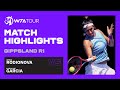 A. Rodionova vs. C. Garcia | 2021 Gippsland Trophy First Round | WTA Highlights