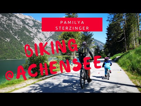 BIKING AT ACHENSEE AUSTRIA / LAKE OF ACHEN AUSTRIA