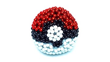 How To Build A PokeBall From 795pcs 5mm Magnetic Balls
