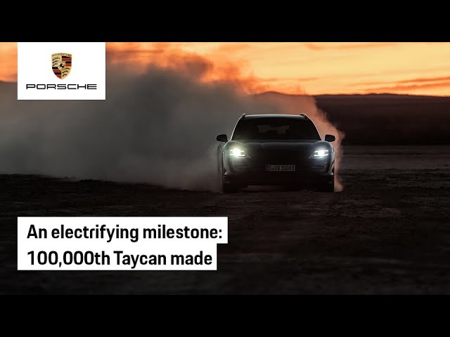 Meet the 100,000th electric Porsche Taycan