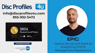 EPIC  How to Set up and Send an Everything DiSC Management Assessment