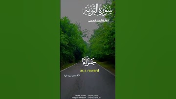 فليضحكوا قليلا وليبكوا كثيرا #احمد العجمي #سورة التوبة #قران كريم #تلاوات #foryou #fypシ