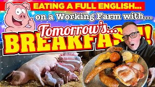 EATING a FULL ENGLISH on a working FARM with TOMORROW'S BREAKFAST screenshot 4