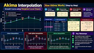 Akima Interpolation in Python | Weighted Slopes Explained with Example