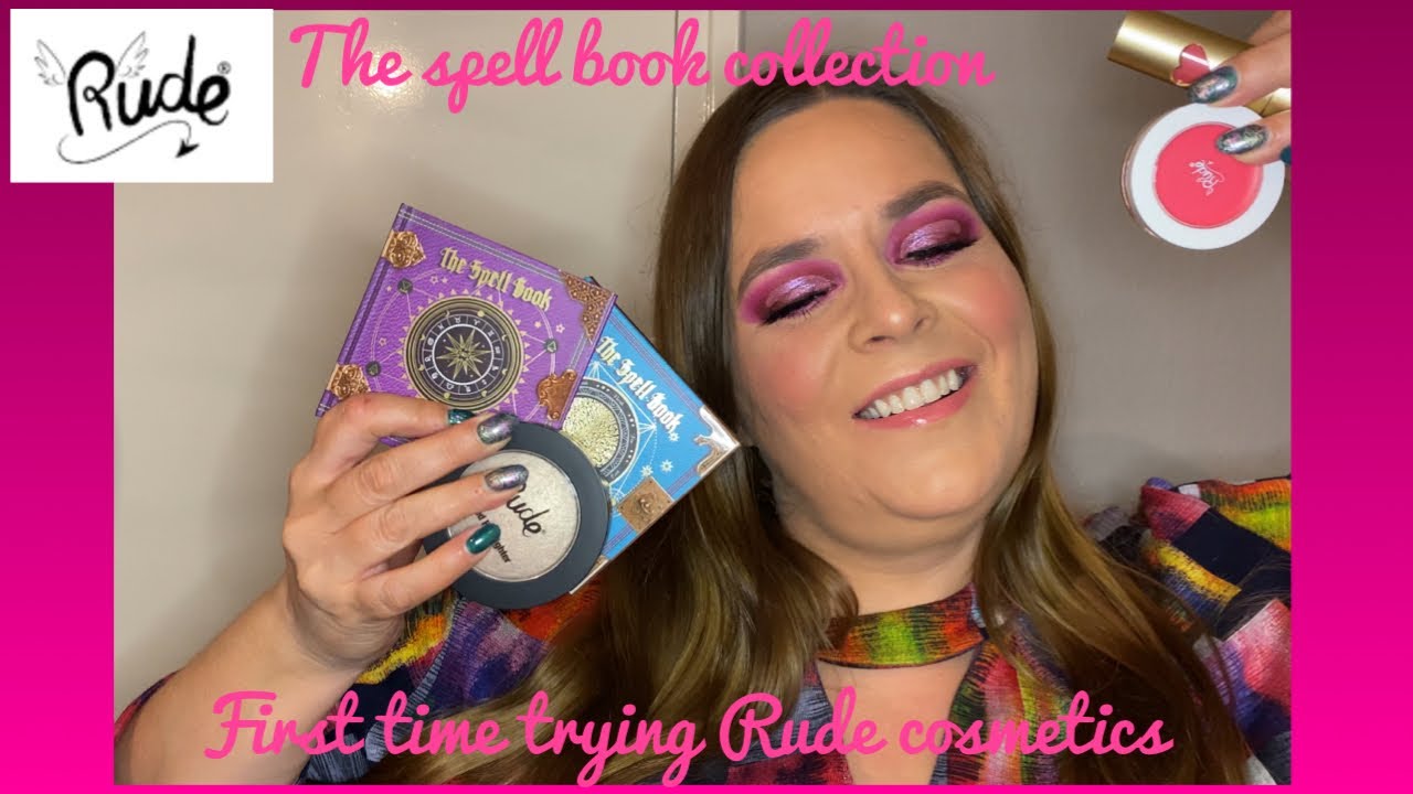 First time trying rude cosmetics the spell book passion palette
