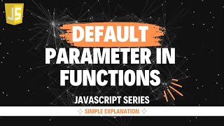 Default parameter in Function in JavaScript  | Hindi | Lecture 50 #js #learning #webdevelopment