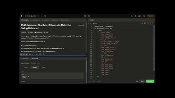 solving leetcode in assembly - 1963. Minimum Number of Swaps to Make the String Balanced