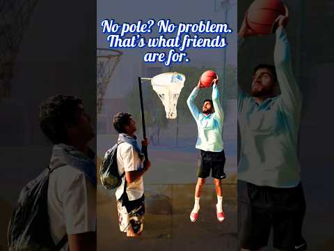 When You Bring the Hoop to the Player | Basketball Level: JUGAAD 🇮🇳🏀 #basketball #fiba #sports #nba