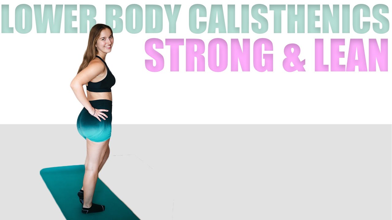 25min NO EQUIPMENT LEG & GLUTE Workout Lower Body Calisthenics