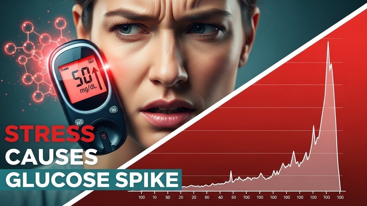 Stress Spikes Blood Sugar 50mg/dL | Cortisol Secrets Revealed 