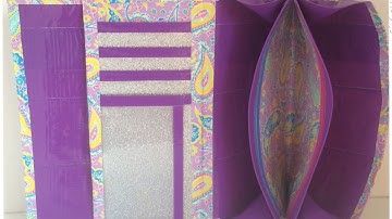 Tutorial: Duct Tape Mini Accordion Women