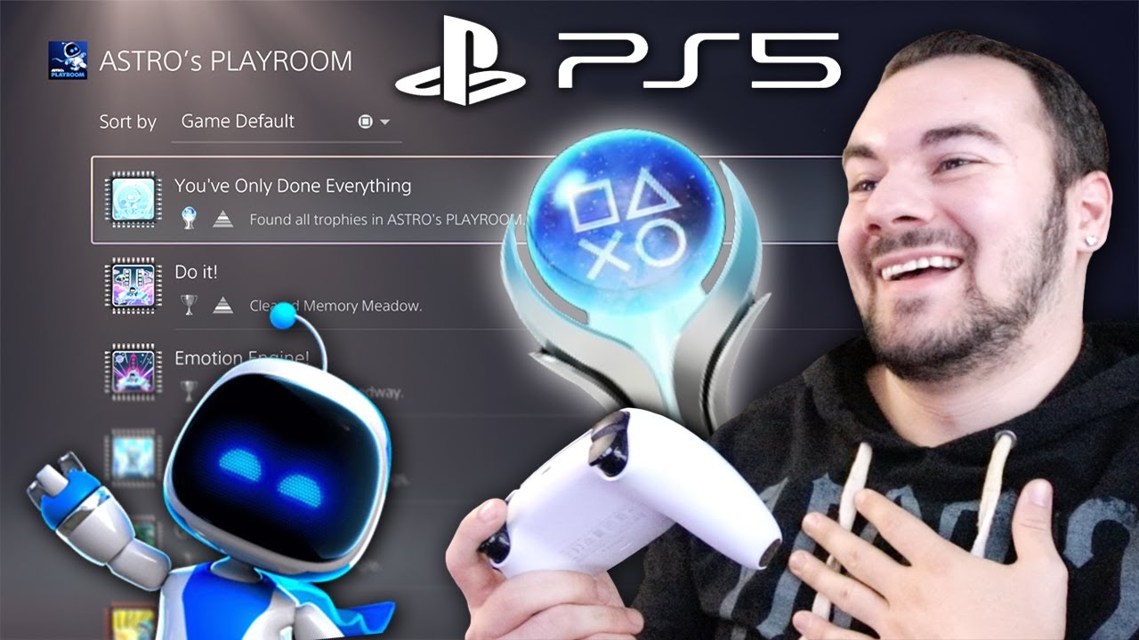 This Is My First PS5 Platinum Trophy And I'm In LOVE. | Astro's Playroom - PlayStation  5 - YouTube