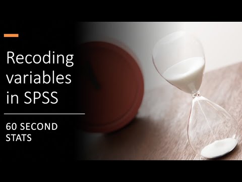 Recoding Variables in SPSS in 60 Seconds