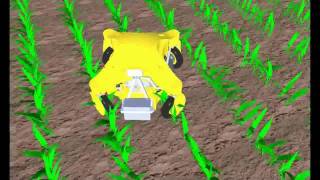 Hortibot simulated in Microsoft Robotics Developer Studio