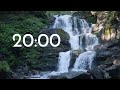 20 Minute Waterfall Timer For Deep Focus Relaxation Nature Sounds With Spa Music 