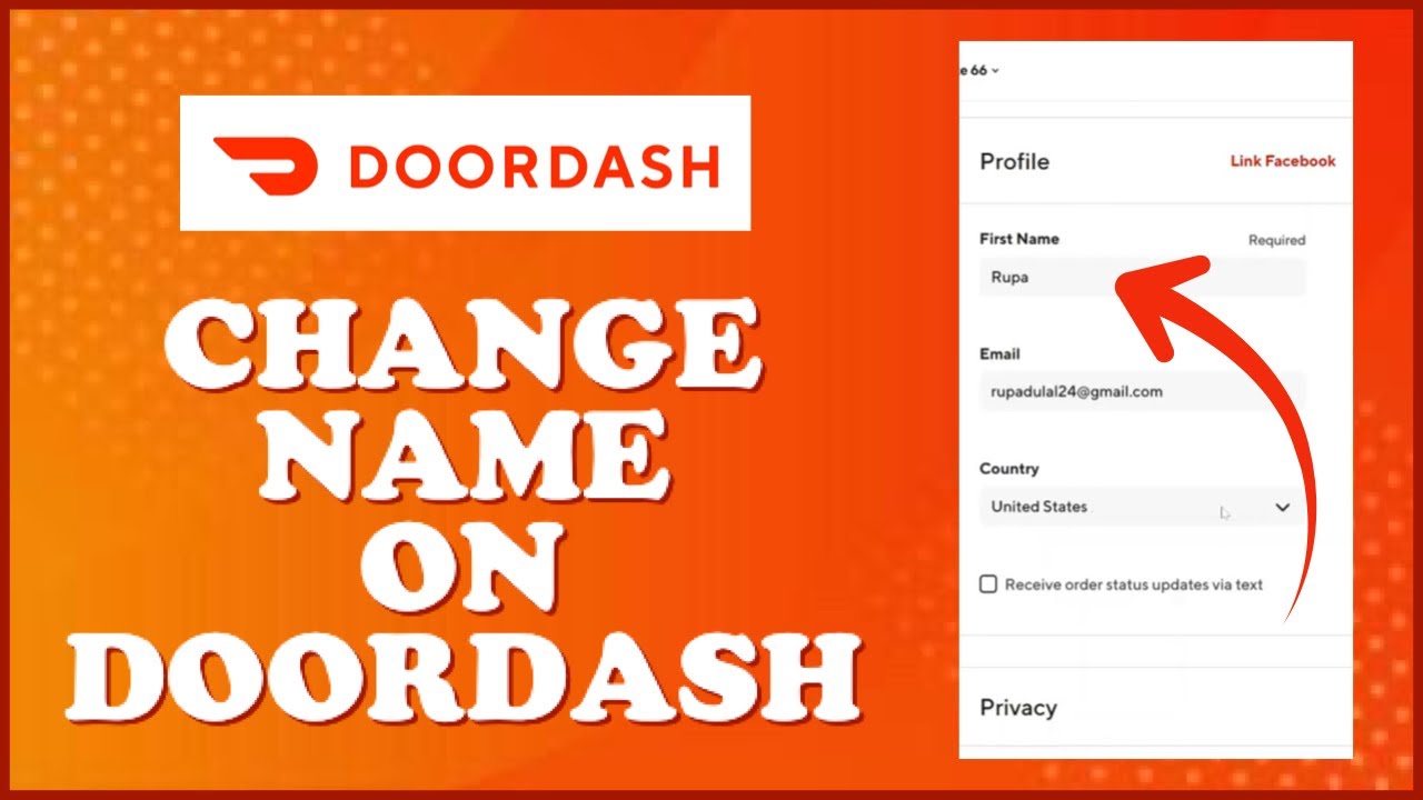 How to Change Name on DoorDash 2024? - YouTube