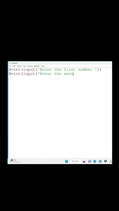 Python Tricks- Input two numbers and get the total #shorts #python ...