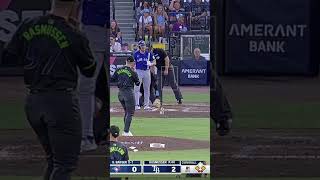 Danny Jansen shows off the lateral mobility in a RKD to block this ball and keep the runners planted