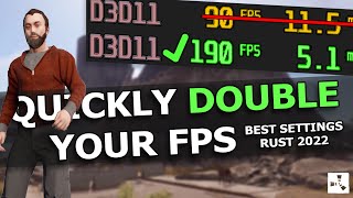 Famous How to Quickly DOUBLE your FPS in Rust (2022) Profile
