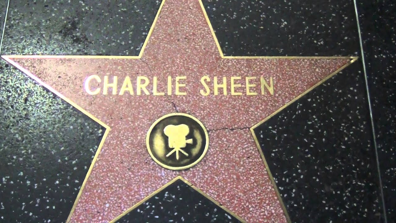 Charlie Sheen Hollywood Walk Of Fame Star