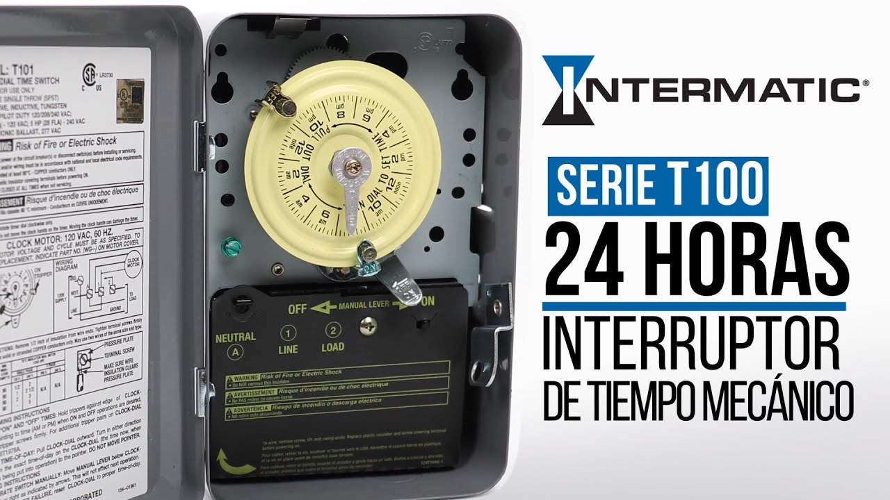 Toma De Temporizador De 24 Horas, Toma De Temporizador De 24 Horas, Interruptor Mecánico