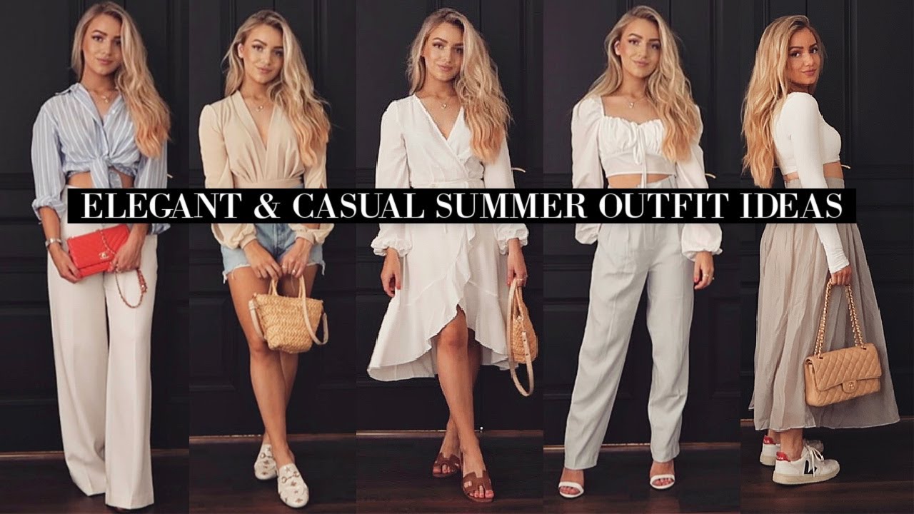 10 ELEGANT BUT CASUAL OUTFIT IDEAS FOR SUMMER 2021! / Summer Fashion Inspo Lookbook