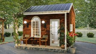 4x4 m Tiny Cottage House Design | 16 sqm Ultra Compact & Affordable Small Home!