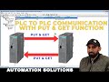 Simatic Manager: S7-300 PLC to PLC Communication with PUT&GET Function.Siemens PLC/PLC Communication