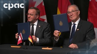 Minister Bill Blair announces $76M to support German air fefence for Ukraine – May 10, 2024