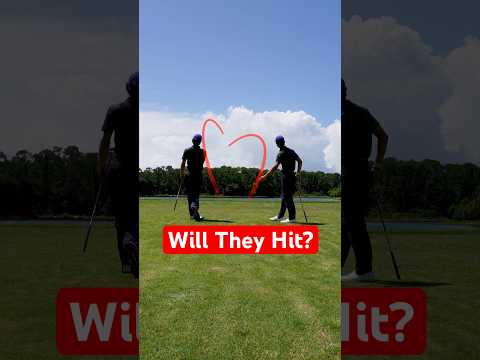 Chill Twins Golf Trickshot🏌️ (Part 18) #golf #golfing #golfshorts #chilltwins #golfswing #golfer