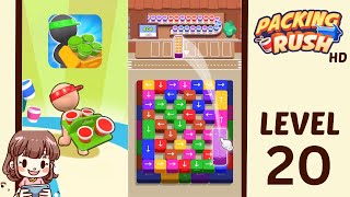 Packing Rush Level 20 Solution Walkthrough