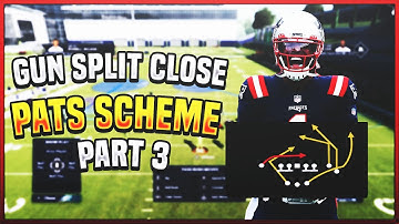 Electric Gun Split Close Pats Offensive Scheme Part 3 - X Drag Trail ⚡ (Madden 21 Tips and Tricks)