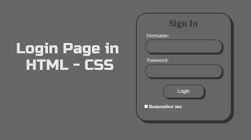 Login Page in HTML - CSS #javascript #frontend #animation #loader #loading #css3 #htmlcss #csseffect