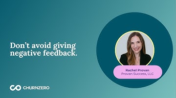 To become a better customer leader, give negative feedback.