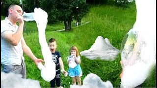 ГЕНЕРАТОР ПЕНЫ Своими Руками Как сделать / Опыты для детей KIDS Children