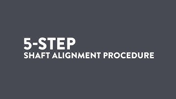 5-Step Shaft Alignment Procedure