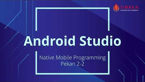 NMP 2-2: Android Studio