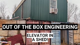 Shed meets shipping container shop!
