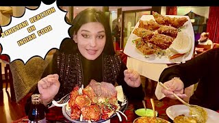 How Was Our Experience When We taste  Indian Food || Aayat Fajar|| vlogs||Food Tasting Resimi