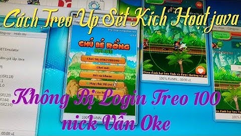 Ngọc Rồng Online - Hướng Dẫn Trên Kemulator Giả Lập java Cách Treo Up Nick Sét Kích Hoạt Ko Bị Login