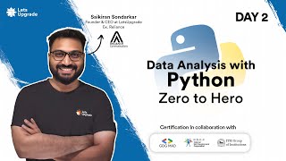 Day 2 | Control Statement and Functions | Data Analysis with Python Zero to Hero (5 Days)