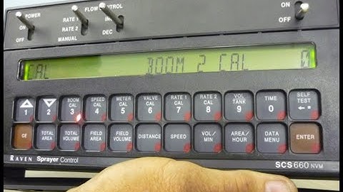 How to Program the Raven SCS 660