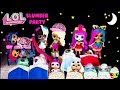 LOL House SLUMBER PARTY Big Sisters Babysitter Poopsie Sparkly Critters Sleepover Party