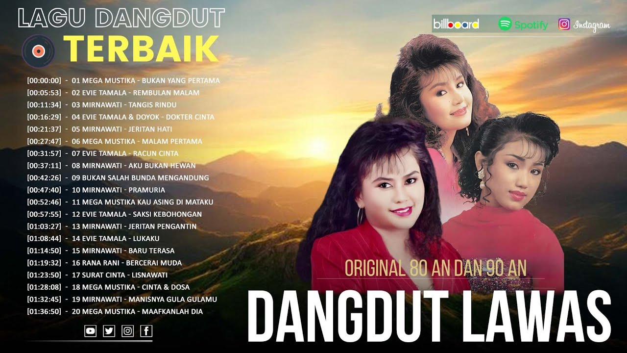 20 Terbaik Lagu Ratu Dangdut Lawas 80an 90an Original 📀 Mega Mustika, Evie Tamala, Mirnawati...