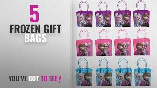 Top 10 Frozen Gift Bags [2018]: Disney Frozen Party Favor Goodie Small Gift Bags 12