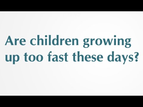 Are Little Girls Growing Up Too Fast?