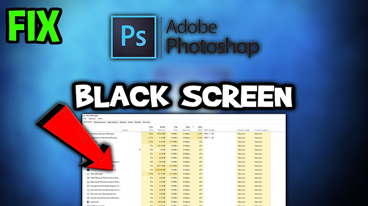 Lỗi loading ở màn hình chủ photoshop cc năm 2024