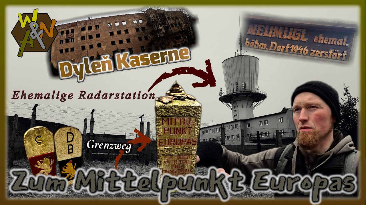 Zum Mittel🌍punkt Europas I Relikte🏚️der tschechischen Grenzarmee 🪖🪖🪖