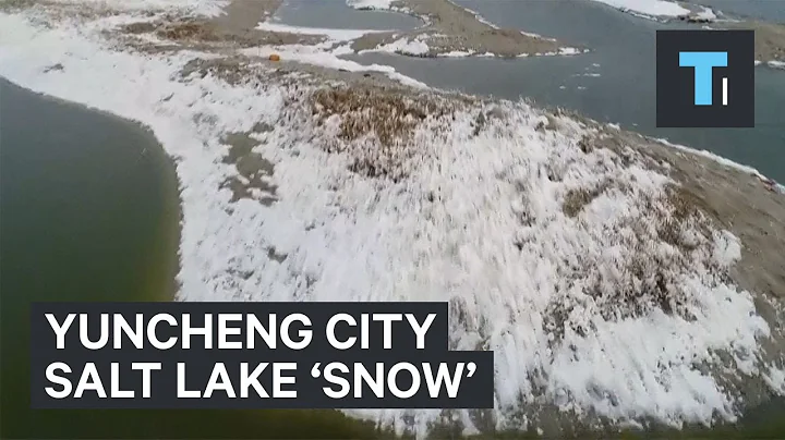 A peculiar phenomenon covered a Chinese lake with 'snow' in the middle of the summer - DayDayNews